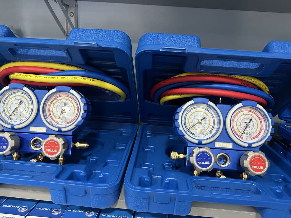Manometer  VALUE R22 R134a R410a R407c — 2
