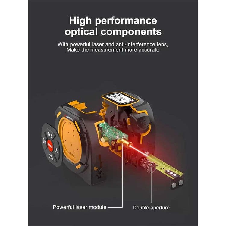 SNDWAY SW-TM40A — 2-in-1 Lazer masofa o‘lchagich + Ruletka — 5