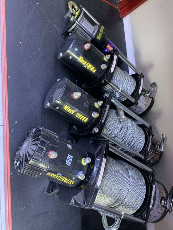 лебётки эвакуатор 12v 24v 3000lbs 16800lbs lebyotka — 2