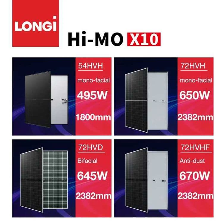 Солнечный понель Lonji Hi-MO, Jinko, Hz — 2