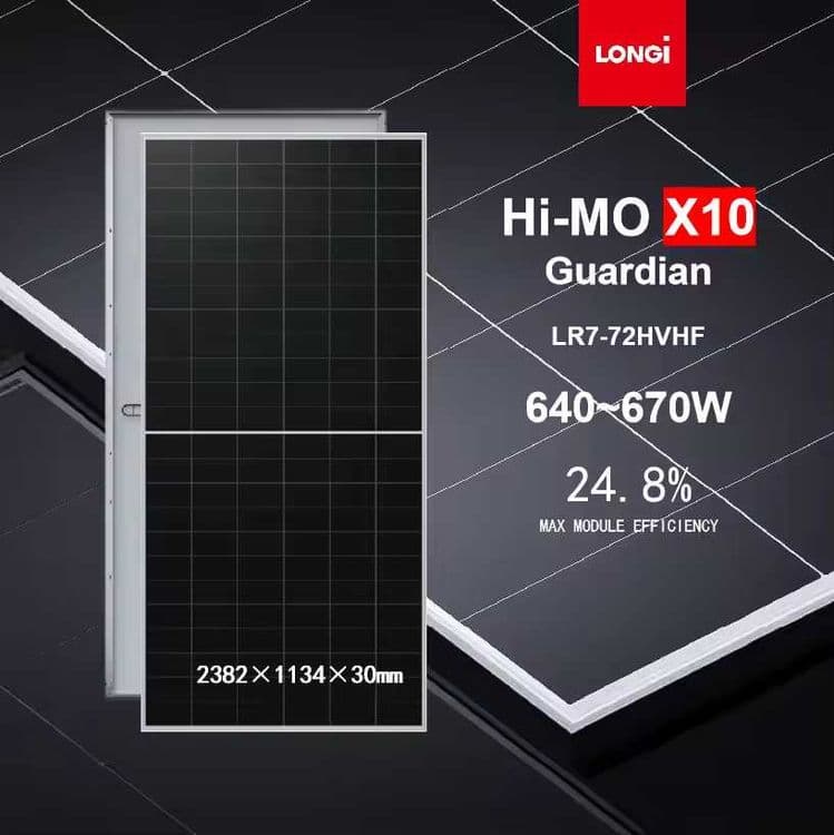 Солнечный понель Lonji Hi-MO, Jinko, Hz — 3