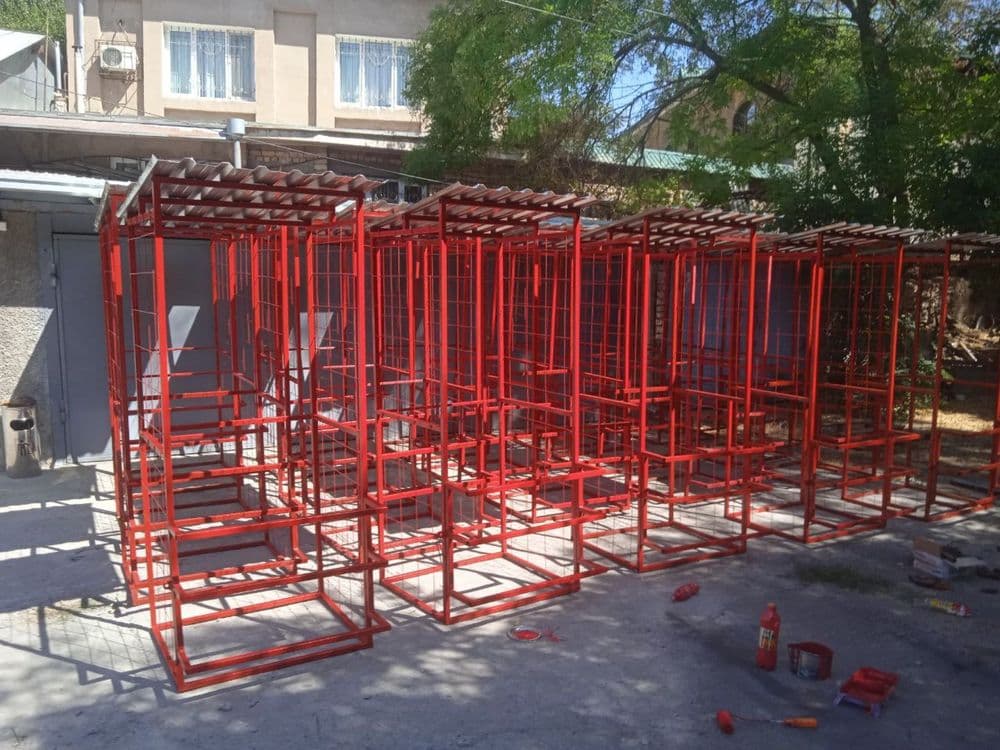 Защита для аппарата хватайка с креплением к полу — 8