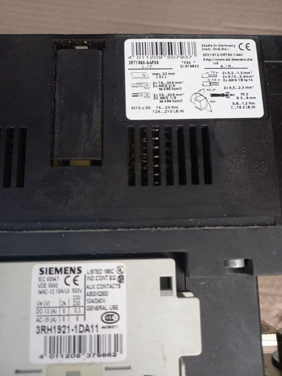 Siemens контактор Siemens 3rt1056-6ap36 — 3