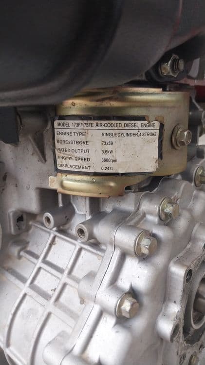 Wema 173 dizel motor  motoblok uchun — 5