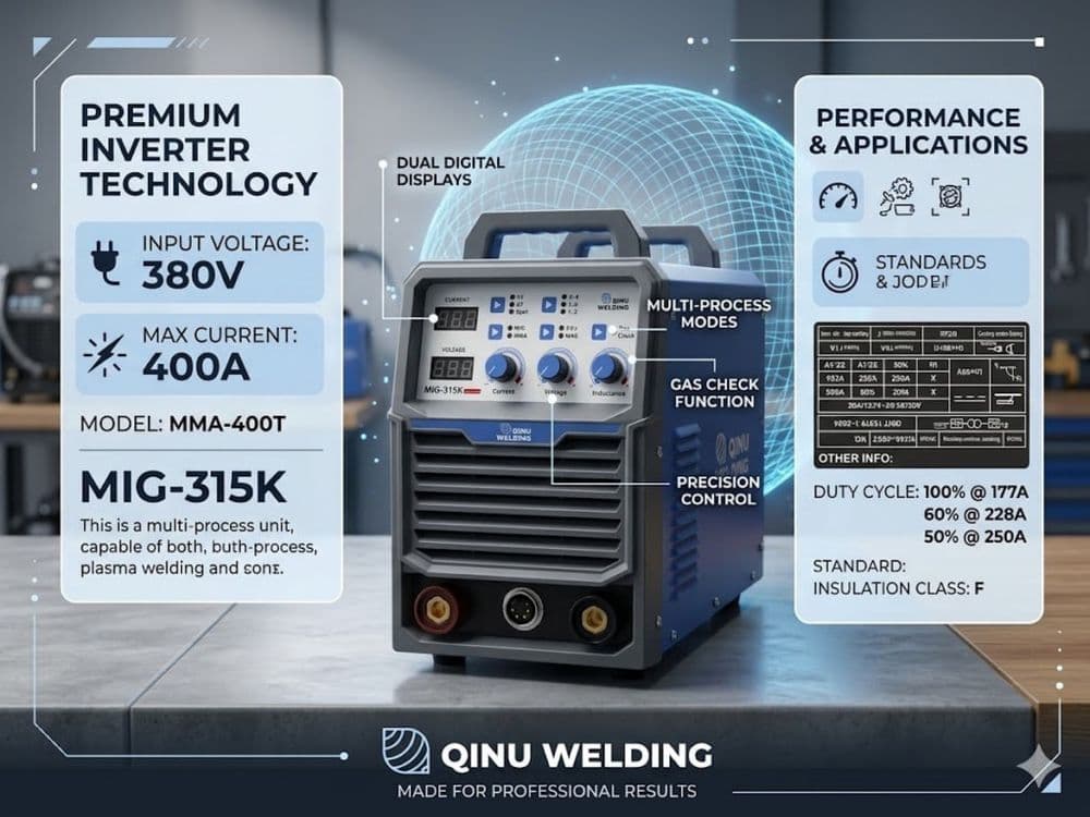 Ручной сварочный аппарат MMA-400T — 7