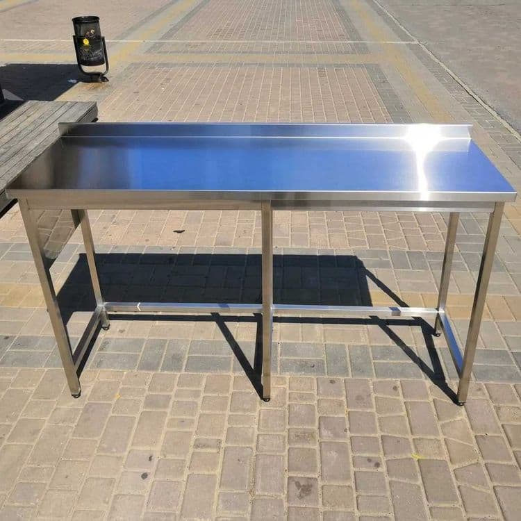Sergeli ish stoli Nerjaveyka Sanoat uchun Нержавейка металл стол yangi — 4