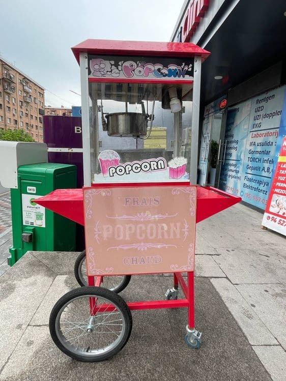 Popkorn aparat b/u — 3