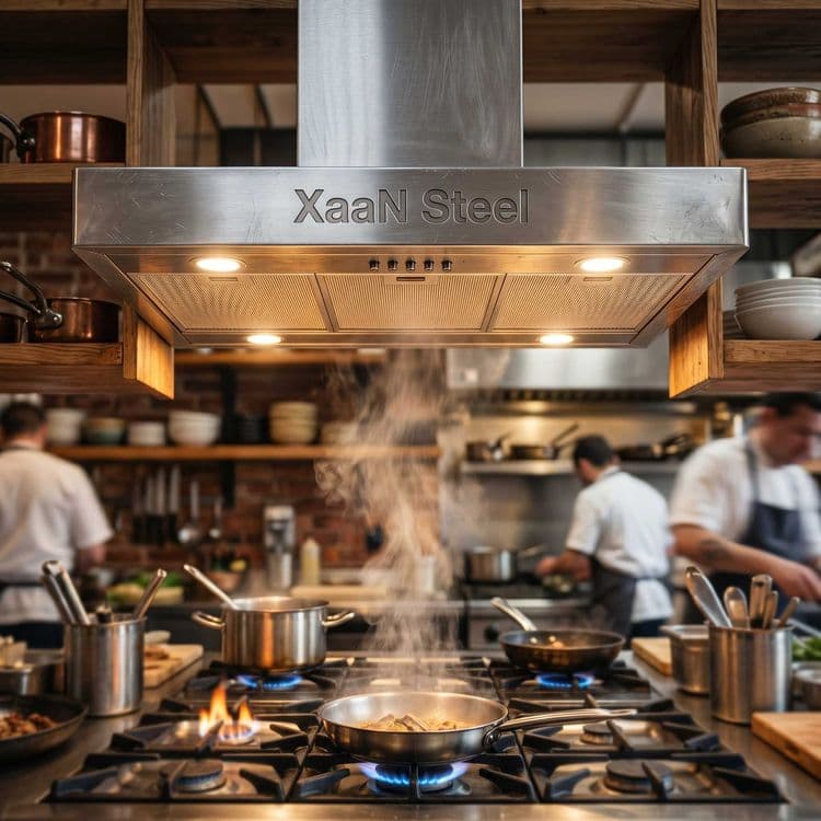 XaaN Steel — Вытяжной зонт нержавейка / Zont ventilyatsiya Nerjaveyka — 1