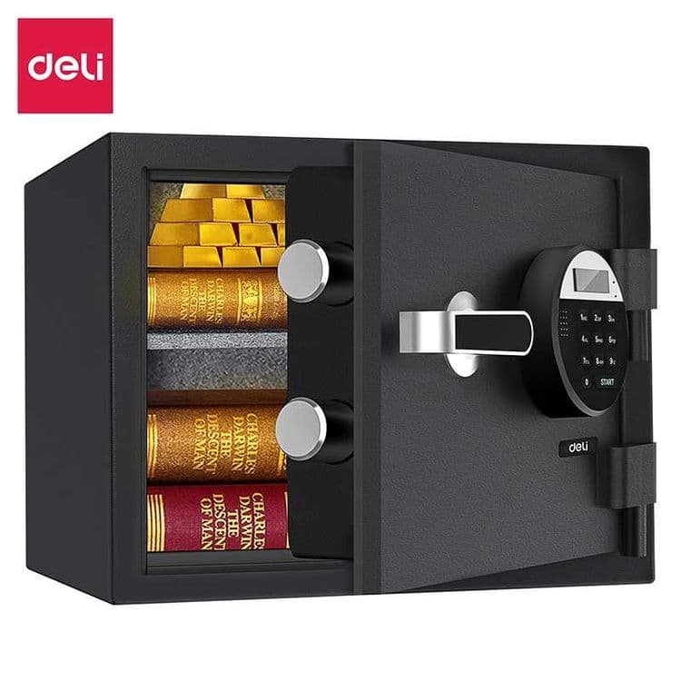 Сейф огнеупорный 300х380х300 ET580 Deli Скидки !!! Акция !!! — 1