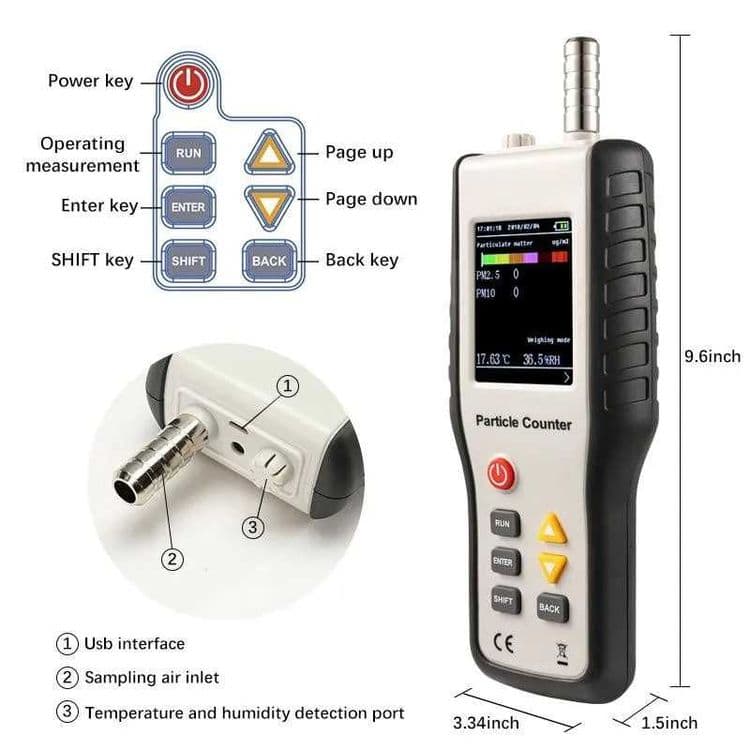 Анализатор качества воздуха HTi HT-9600 — 2
