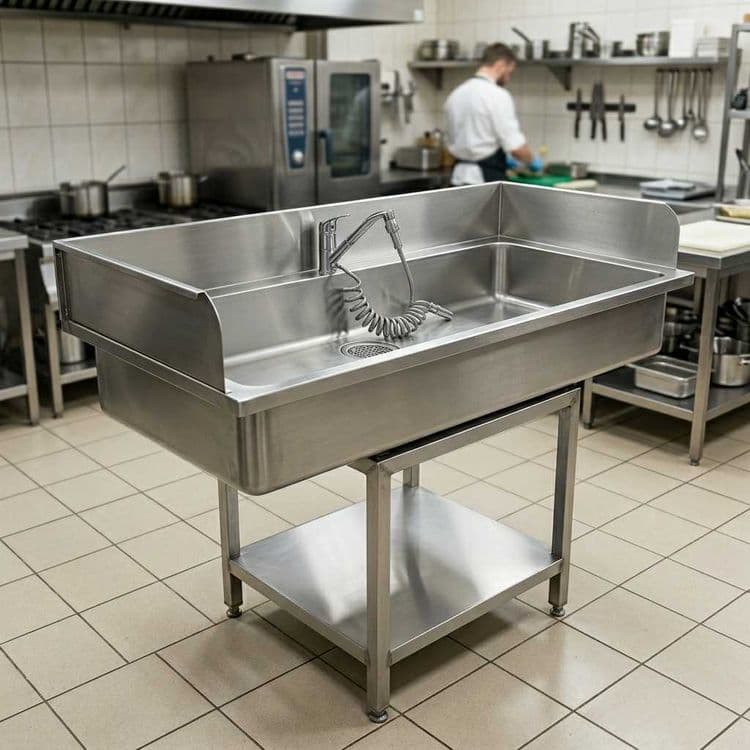 Baliq sexi uchun vanna Nerjaveyka / Мойка Нержавейка 1500х600х860 — 1
