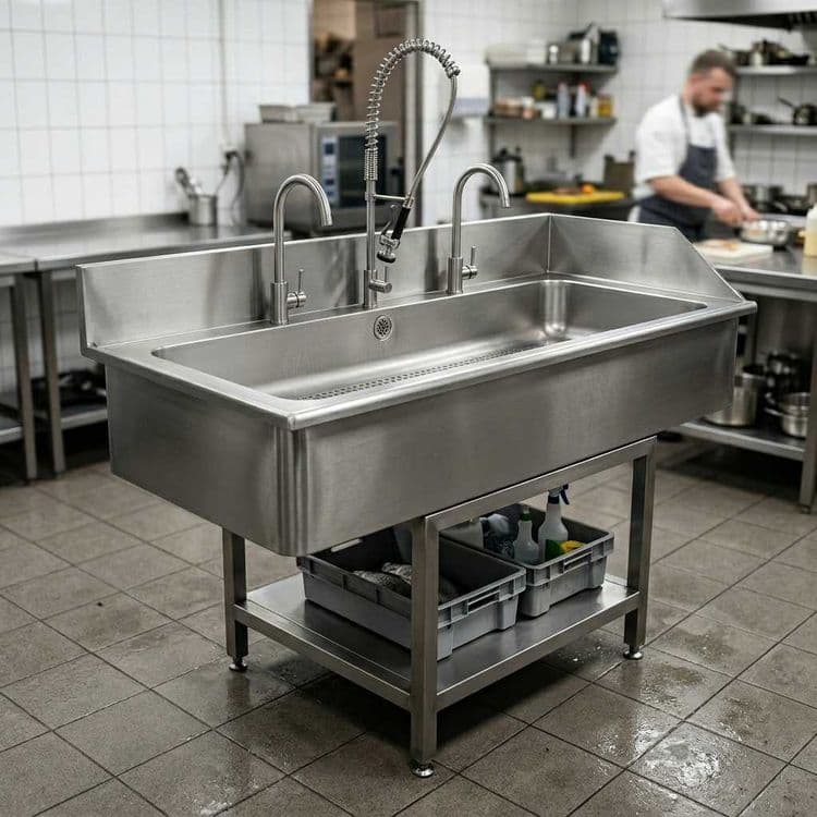 Baliq sexi uchun vanna Nerjaveyka / Мойка Нержавейка 1500х600х860 — 4