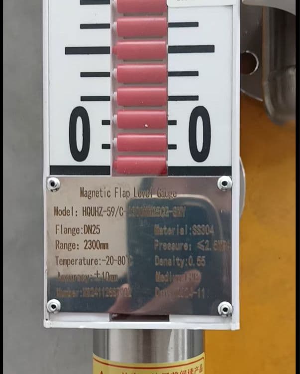 Уровнемер Магнитный флапповый уровень измерителя 1.5-2-2.5  m — 2