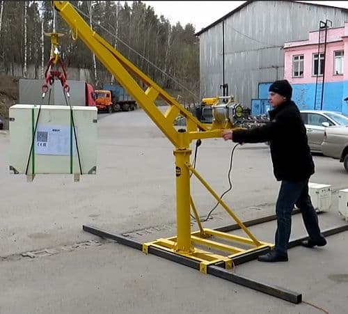 Мини кран с лебеткой 1,5т mini kran — 2