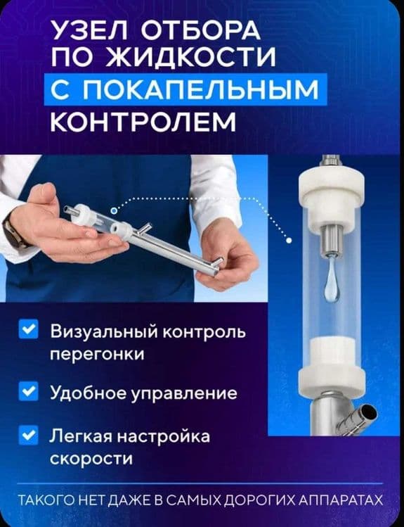 Колонна ректификационная для самогонного аппарата Wein 7 PRO 2 дюйма — 8