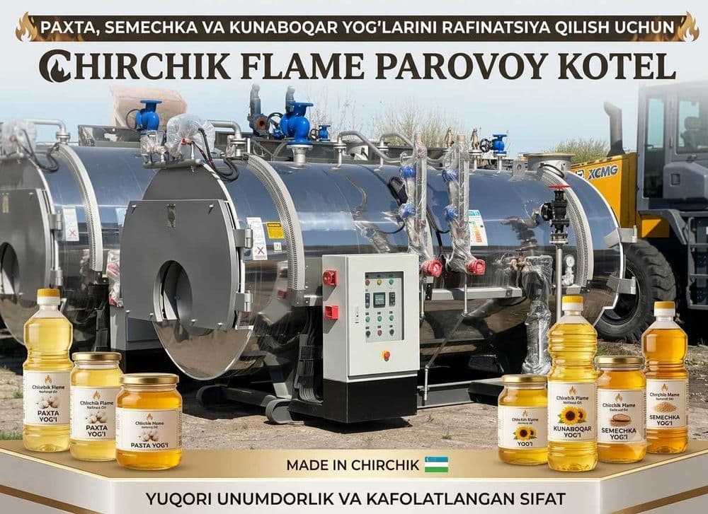 Parovoy Kotellar 500 kg dan 25 tonnagacha / Pasport, Sertifikat