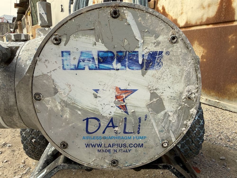 * Larius Dali безвоздушный мембранный окрасочный аппарат Италия! — 6