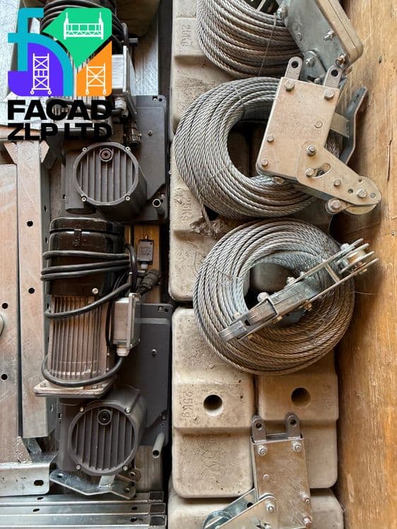 Фасадные люльки ZLP-630, никель, полный комплект, импорт, Китай — 4