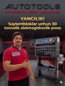 Saylentblok Bosadigan Elektrogidravlik Press 30 Tonnalik