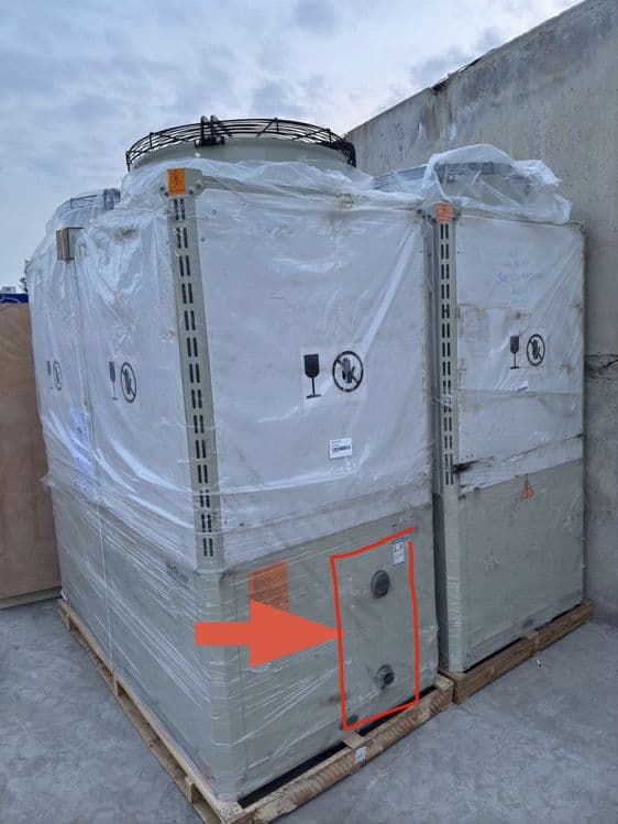 Пластинчатый теплообминник (испаритель) для чиллера 130kw — 5