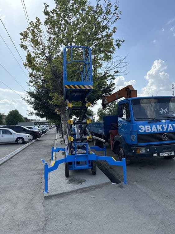 Подъемник ножничный передвижной 500 кг. Padyomnik qaychilik 500kg — 4