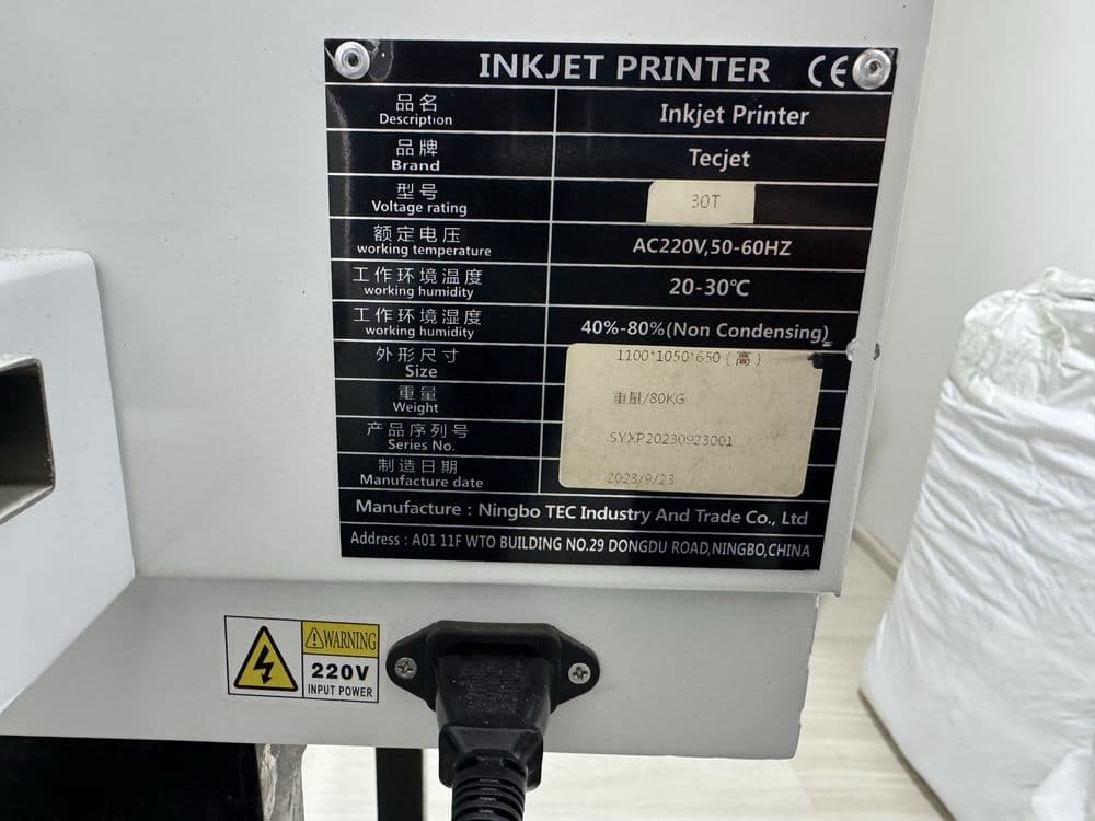 DTF Printer Tecjet 30T sotiladi, ishchi holatda — 3