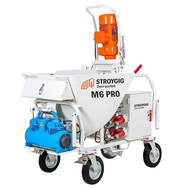 Механизированная гипсовая штукатурка M6 PRO Shtukaturka apparat — 2