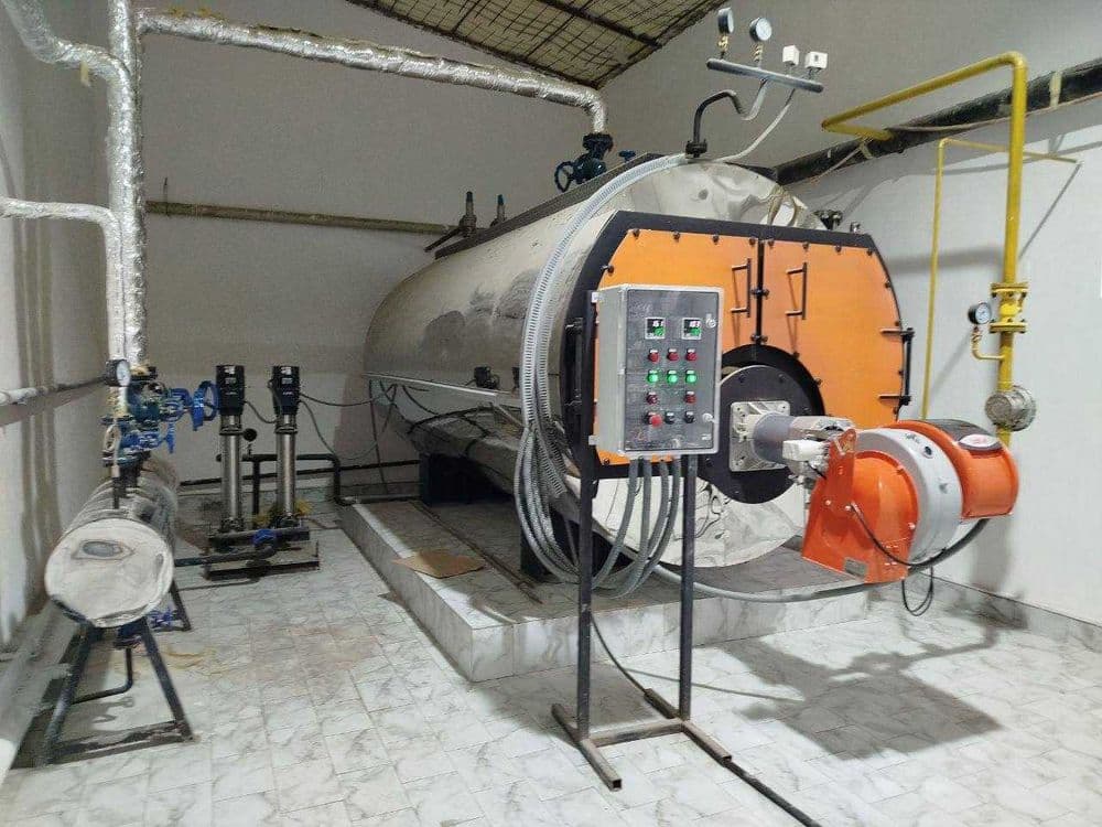 Паровой котел 3 т/ч (рабочее давление 12 бар, работает на газу) — 1