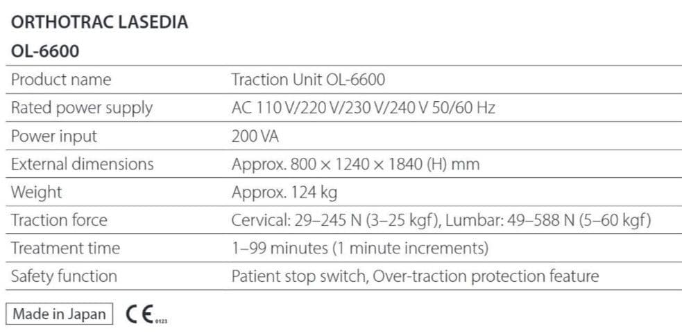Тракционное кресло OL-6600 из Японии — 3