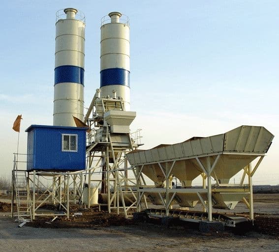 Бетонный завод HZS 60 (1 кубовый-ленточный) — 2