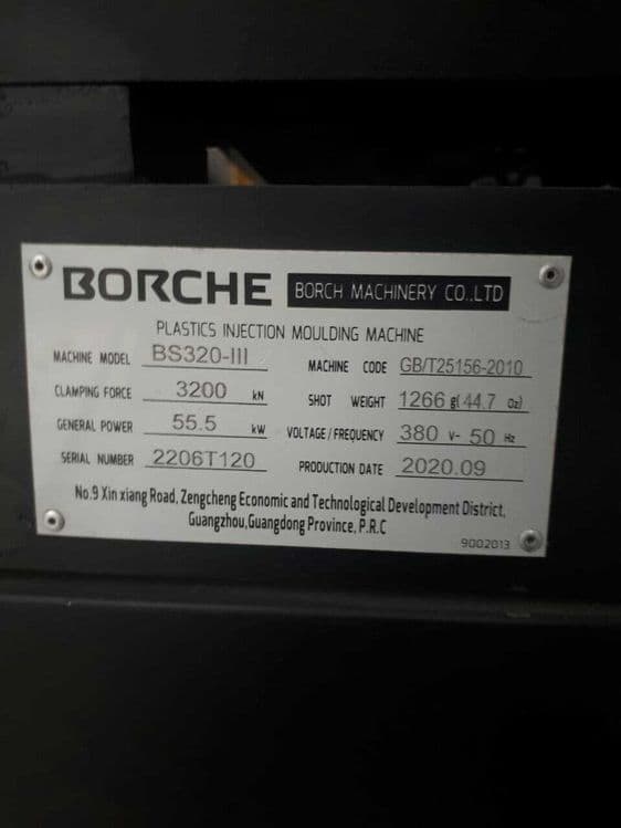Термопластавтомат / Термопласт / Borche BS320-III — 5