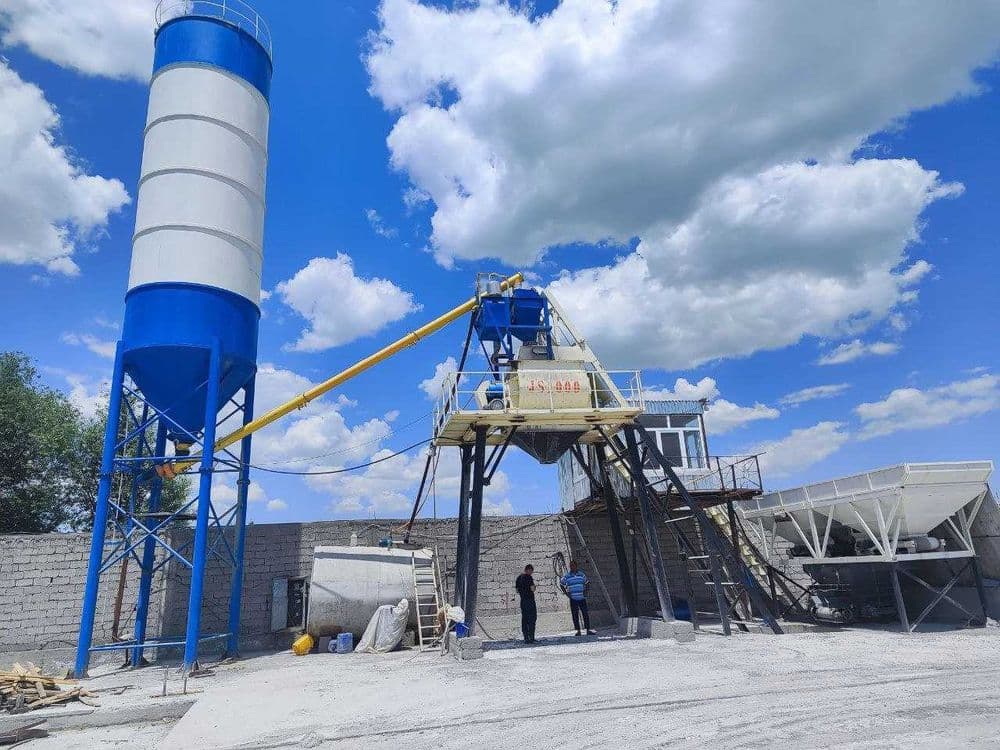 Бетон Завод 35m3-HZS180m3 есть в наличии СЕРВИС-10 ГОД — 4