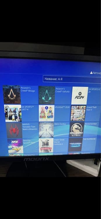Продам playstation4 slim 1TB 2джестик и игры на борту как на фото — 7