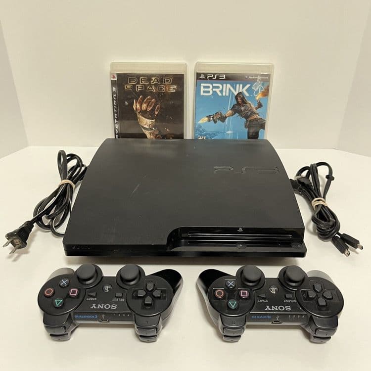 Playstation 3 + 2x Pult + 2x Disk — 2
