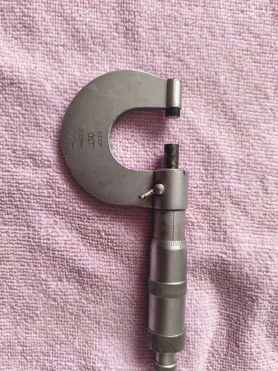 Mikrometr SSSR 0-25 mm (0.01 mm) / Микрометр СССР original — 3