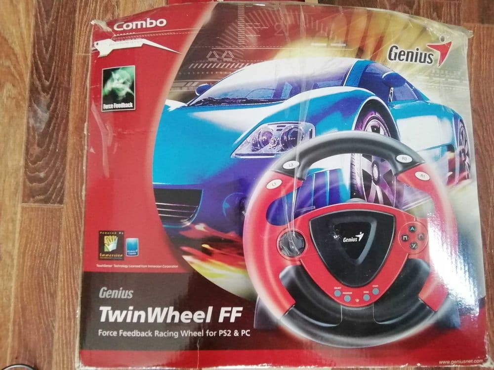 приставка рул TwinWheel FF Genius с комплектом инструкци — 2