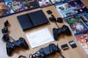 продам SONY PLAYSTATION 2 SUPER SLIM 7 модель +игры флешке 32гб