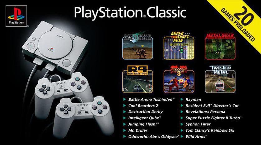 Игровая телевизионная приставка консоль Sony PlayStation Classic Retro — 4