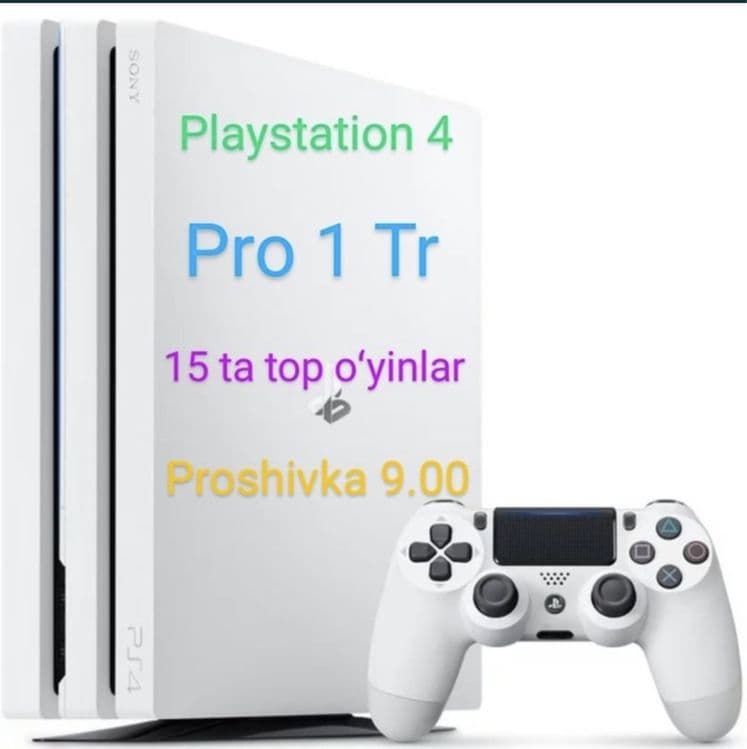 Playstation4 pro slim 50-100 top игры на борту гарантия все есть — 2