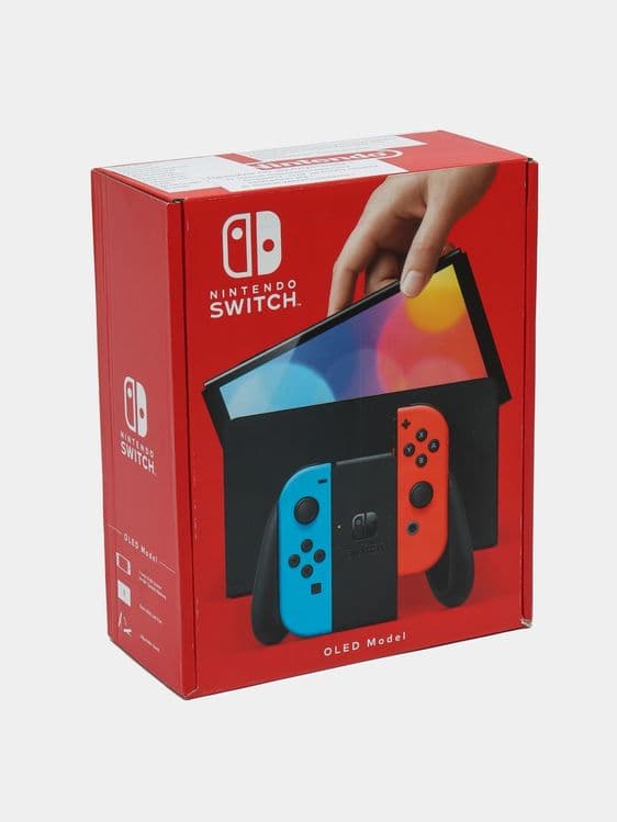 Nintendo switch oled новый+игра в подарок — 1