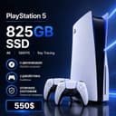 PlayStation 5 (PS5, версия с дисководом), 2 джойстика + игры