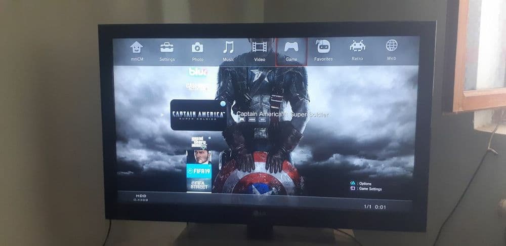 PS3 Slim 320GB + 2ta pult (karobka bilan) — 4