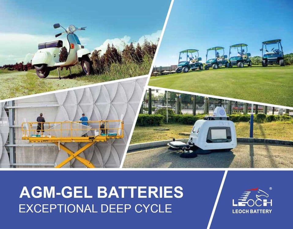 Тяговый аккумулятор AGM GEL 6V 12V для погрузчика и складской техники — 2