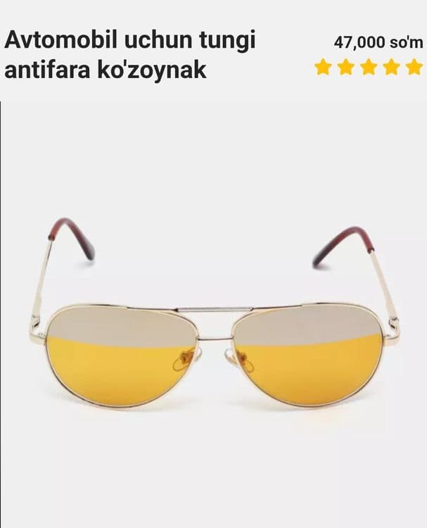 Avtomabil uchun tungi antifara ko'zoynak — 1