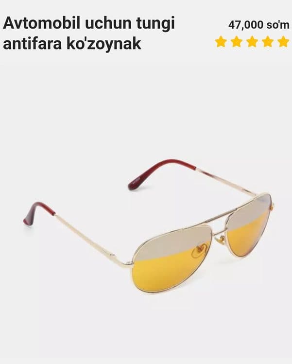 Avtomabil uchun tungi antifara ko'zoynak — 2
