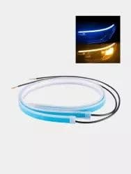 Avtomobil chiroqlari uchun moslashuvchan LED tasma, ikki rangli, 60 sm — 4