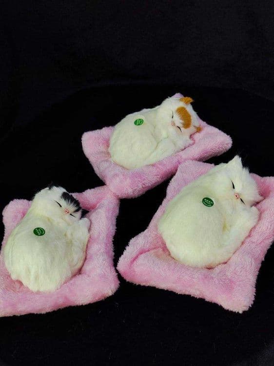 Игрушка котёнок на подушке — мягкий сувенир в авто — 2