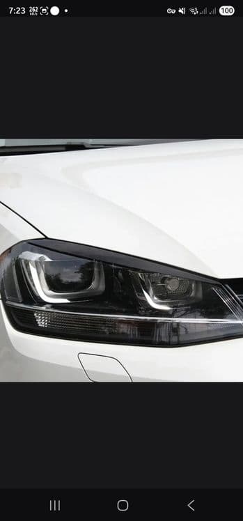 Продам брови для фар Фолксваген Golf 7 — 3