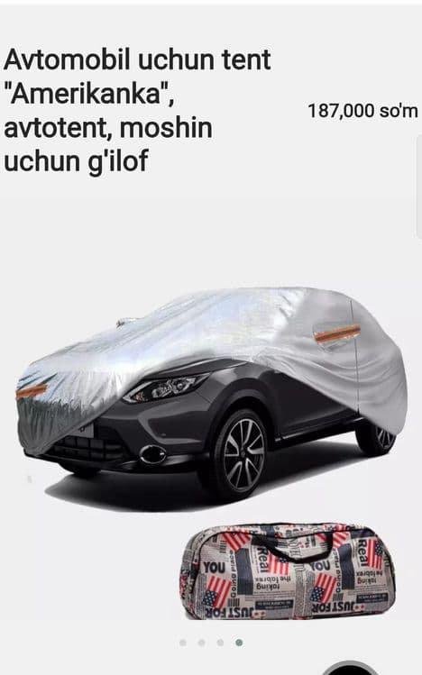 Avtomobil uchun tent "Amerikanka", avtotent, moshin uchun g'ilof, — 1