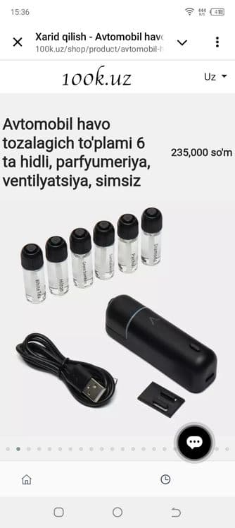 Avtomobil havo tozalagich toʻplami 6 hidli — 1